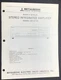 MITSUBISHI DA-U110 Amplifier Service Manual Original