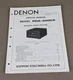 Denon Monaural Power Amplifier POA-4400A Service Manual D-4064