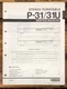 Yamaha P-31 P-31U Record Player / Turntable  Service Manual *Original*