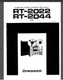 Pioneer RT-2022, RT-2044, Reel to Reel Service Manual 103 pages Comb Bound