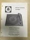 BSR Service & User Manual for the AA47 Series Turntable Record Changer