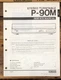 Yamaha P-90M Record Player / Turntable  Service Manual *Original*