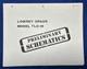 Original Lowrey Organs Preliminary Schematics Manual / TLO-1R