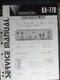 Kenwood KA-770 Service Manual Amplifier Original