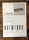 Technics SX-KN200 Keyboard Quick Start Manual *Original*