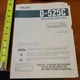 TEAC D-525C STEREO DOUBLE CASSETTE DECK OWNERS MANUAL
