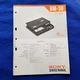 SONY BM-30 Service Manual Original Paper OEM Repair Guide - USA