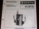 Sanyo M-GR76 Cassette Player Radio Service/Parts Manual