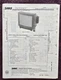 Sams Photofact 2807-1 Service Manual for Sony KV-20EXR10