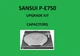 Turntable SANSUI P-E750 Repair KIT - all capacitors