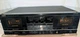 AIWA ad-wx777u  Stereo Dual Cassette Deck - Needs New Belt - Powers On - Parts