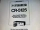 Fisher Cr-5125 Service Manual Digital