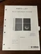 Yamaha NS-C5 Speaker System Parts List Vintage OEM Original