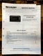 Sharp R-5A88 -5A98 Microwave  Service Manual *Original*