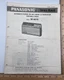Panasonic RF-6070 Service Manual Radio Original Matsushita