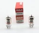 New Qty 2 RCA 6AS6 Matched Pair Grey Plates O Getter NOS USA Vacuum Tubes