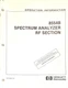 User manual Spectrum analyzer HP 8554B