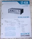 Nice Vintage Original Sony ST-A3A Stereo Tuner Service Manual Guide - Japan USA