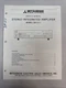Vintage Mitsubishi Service Manual Model Number DA-U11