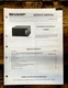 Sharp R-5W34 Microwave  Service Manual *Original*