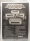 Vintage Sony Receivers STR-7065A Music Radio 1975 Print Advertising Full Page Ad