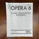 VINTAGE SIEL OPERA 6 DYNAMIC PROGRAMMABLE SYNTHESIZER SCHEMATICS (COPIES)