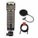 Electro-Voice RE27N/D Broadcast Announcer Microphone w/ Pop Filter & XLR Cable