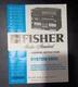 Vintage 1985 Fisher Operating Instructions System 5950- CA65, FM65, CRW35H Japan
