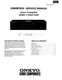 Service manual for Onkyo P-3160