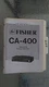 Fisher ca-400 service manual original factory repair book stereo amp amplifier