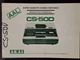 AKAI CS-50D Super Cassette Stereo Tape Deck Operator's Manual Original