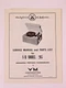 Vtg Original OEM Voice of Music VOM205 Service Repair Manual Portable Phonograph