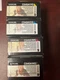 SET 4 OEM LEXMARK C540 C546 X543 TONER C540A1CG C540A1YG C540A1MG C540A1KG NEW
