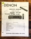Denon DCD-620 CD Player Service Manual *Original*