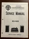 Kenwood KS-505 AM-FM Stereo Compact Service Manual Original Genuine