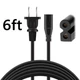 Power Cable Cord for Sansui TV SLEDVD226D SLED1945 SLED1953W SLED2453W SLED4668W