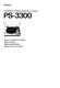Sony PS-3300 Turntable Owners Manual