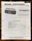 Sharp QT-260 Radio Service Manual *Original*