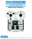 Operating Instructions Manual + Diagram For AKAI GX-600 DB