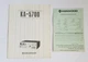 Kenwood KA-5700, Stereo Integrated Amplifier.  Instruction Manual. 