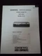 Onkyo Service Manual for the PC-33 Cassette Tape Deck ~ Repair Manual
