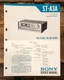 Sony ST-A3A Tuner Service Manual *Original*