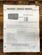 Sharp R-4E80 -4A80 -4P60 -4P80 Microwave  Service Manual *Original*
