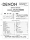 Service Manual Guide For Denon DVD-2800