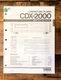 Yamaha CDX-2000 CD Player  Service Manual *Original*
