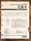 Yamaha CX-1 Preamp / Preamplifier Service Manual *Original*