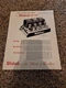 Original McIntosh MC 240 Tube Amplifier Dealer Spec Sheet