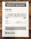 Sherwood EQ-1330 Equalizer Service Manual *Original*