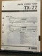 Original Yamaha Service Manual for the TX-77 Tuner ~ Repair