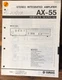 Yamaha AX-55 Amplifier  Service Manual *Original*
